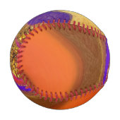 Farbkunst Baseball (Vorderseite Links)
