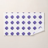 Farbkunst, blau badhandtuch set (Handtuch)
