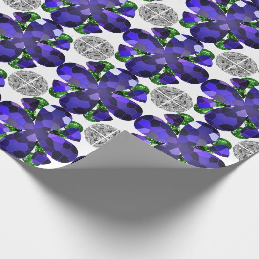 Farbkunst, blau geschenkpapier (Ecke)