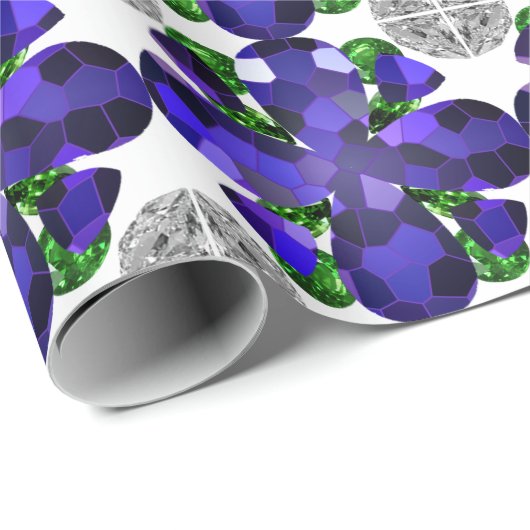 Farbkunst, blau geschenkpapier (Rolleneckpunkt)