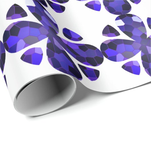 Farbkunst, blau geschenkpapier (Rolleneckpunkt)