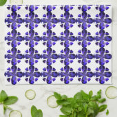 Farbkunst, blau geschirrtuch (Gefaltet)