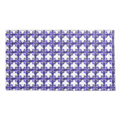 Farbkunst, blau kissenbezug (Rückseite-Links)