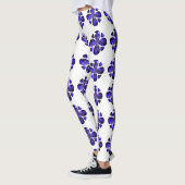 Farbkunst, blau leggings (Links)