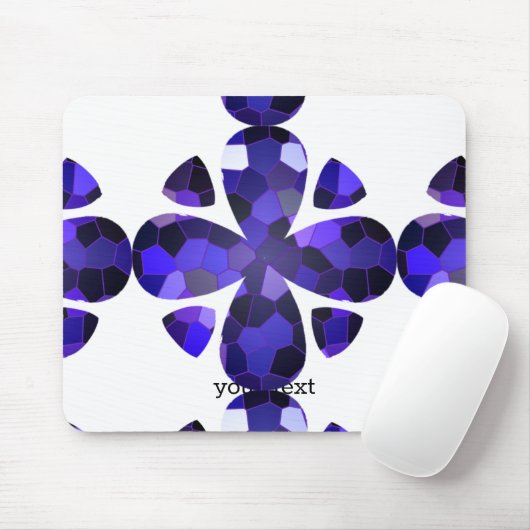 Farbkunst, blau mousepad (Mit Mouse)