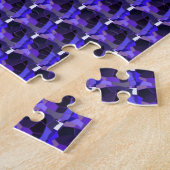 Farbkunst, blau puzzle (Seite)