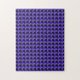 Farbkunst, blau puzzle