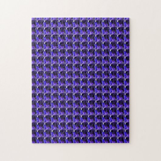 Farbkunst, blau puzzle (Vertikal)