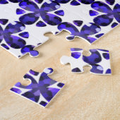 Farbkunst, blau puzzle (Seite)