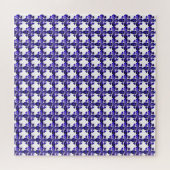Farbkunst, blau puzzle (Horizontal)