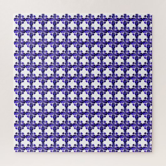 Farbkunst, blau puzzle (Vertikal)