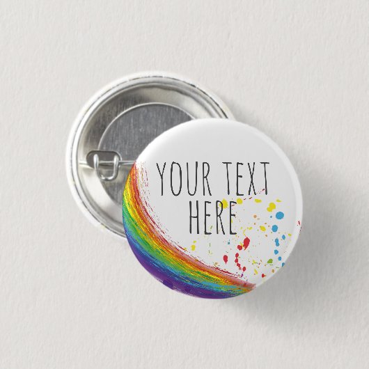 Farbkunst Button (Vorne & Hinten)