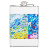 Farbkunst Flachmann (Rückseite)