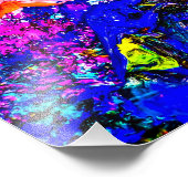 Farbkunst Fotodruck (Ecke)