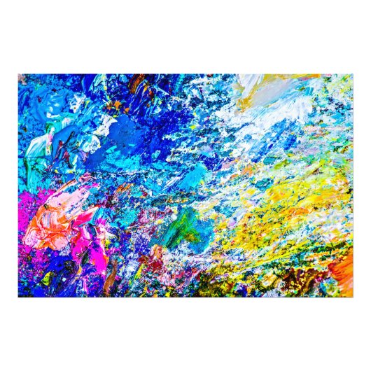 Farbkunst Fotodruck (Vorne)