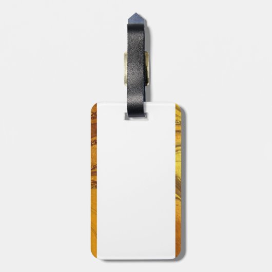 Farbkunst Gepäckanhänger (Rückseite vertikal)