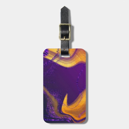 Farbkunst Gepäckanhänger (Vorderseite vertikal)