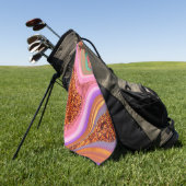 Farbkunst Golfhandtuch (Gras)