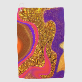 Farbkunst Golfhandtuch