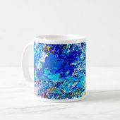Farbkunst Kaffeetasse (Vorderseite Links)