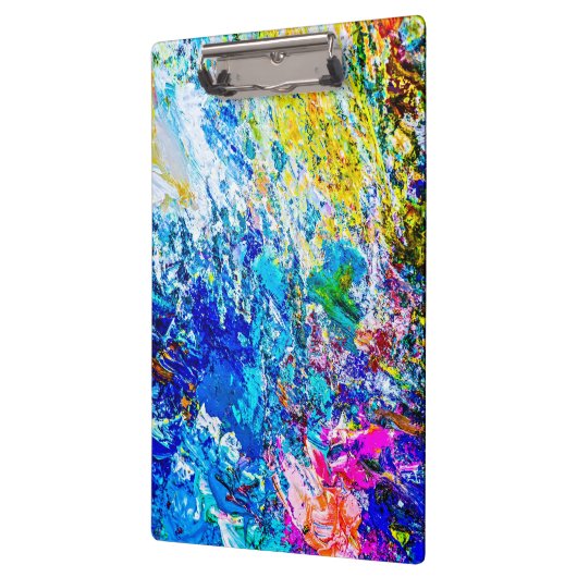 Farbkunst Klemmbrett (Links)