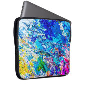 Farbkunst Laptopschutzhülle (Vorne Rechts)