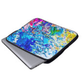 Farbkunst Laptopschutzhülle (Vorne Knopf)