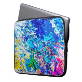 Farbkunst Laptopschutzhülle (Vorderseite Links)