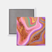 Farbkunst Magnet (Vorderseite/Rückseite)