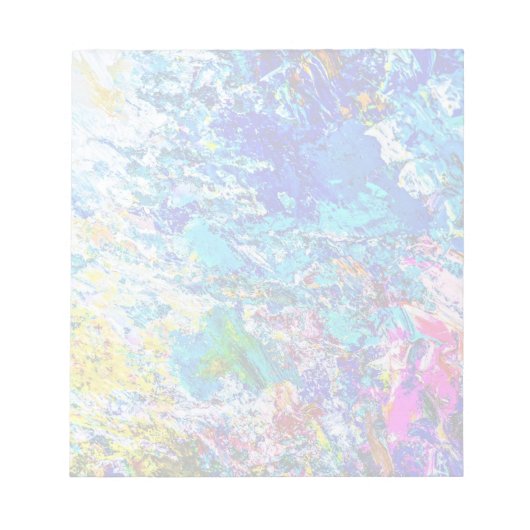 Farbkunst Notizblock (Vorderseite)