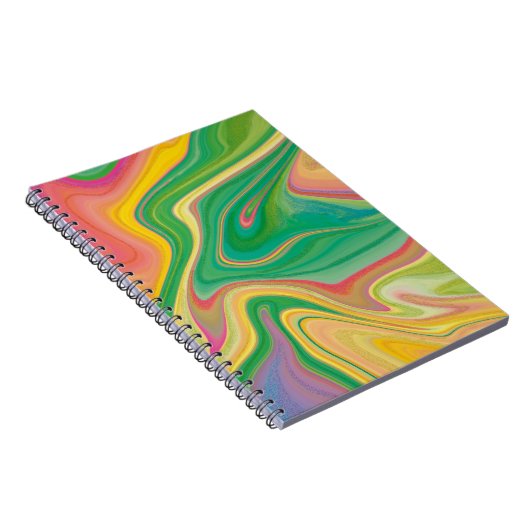 Farbkunst Notizblock (Rechte Seite)