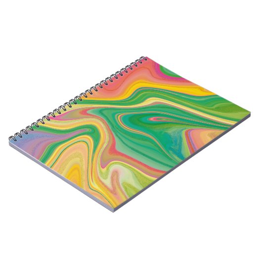 Farbkunst Notizblock (Linke Seite)