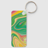 Farbkunst Schlüsselanhänger (Rückseite)