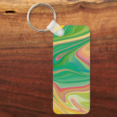 Farbkunst Schlüsselanhänger (Vorderseite)