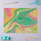 Farbkunst Seidenpapier (Basteln)