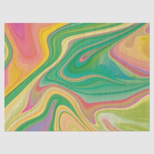 Farbkunst Seidenpapier (Vorderseite)
