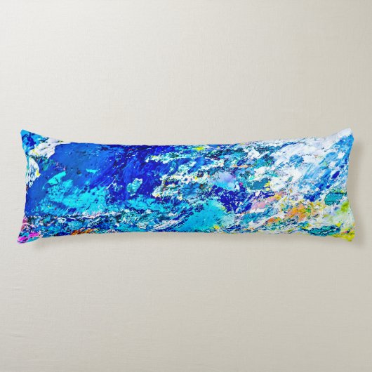 Farbkunst Seitenschläferkissen (Vorderseite)