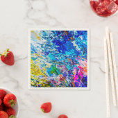 Farbkunst Serviette (Beispiel)