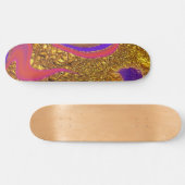 Farbkunst Skateboard (Horizontal)