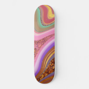 Farbkunst Skateboard