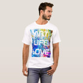 Farbkunst T-Shirt (Vorne ganz)