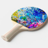 Farbkunst Tischtennis Schläger (Vorderseite)