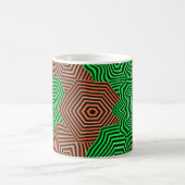 Farbkunstvolles Jugendstil-Muster Kaffeetasse (Mittel)