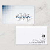 Farbkursive Monografie der Rechnungsführungsdienst Visitenkarte (Vorne/Hinten)