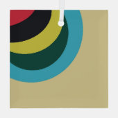 Farbkurven Ornament Aus Glas (Rückseite)