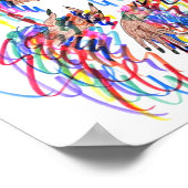 Farbkurven-Poster Poster (Ecke)