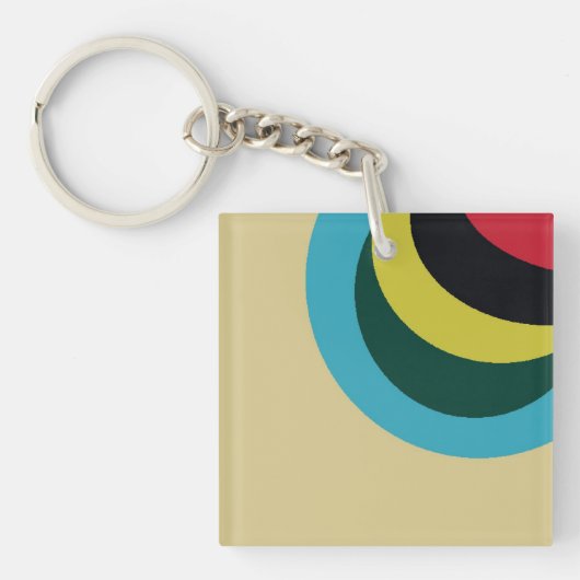 Farbkurven Schlüsselanhänger (Vorderseite)