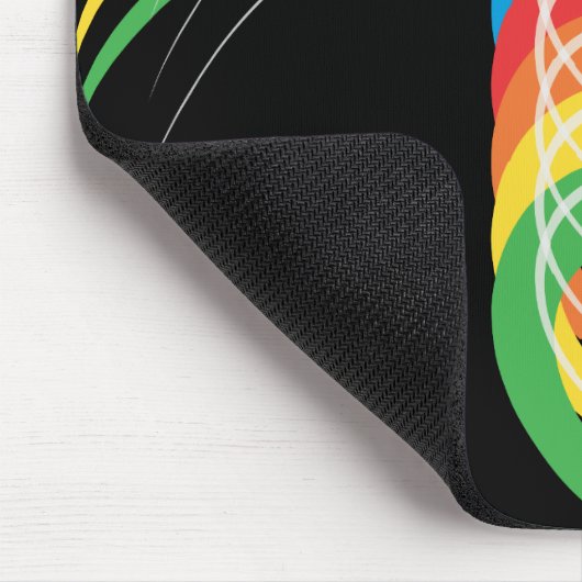 Farbkurven: Vektorillustration: Mousepad (Ecke)