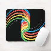 Farbkurven: Vektorillustration: Mousepad (Mit Mouse)