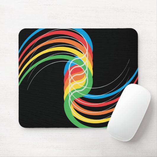 Farbkurven: Vektorillustration: Mousepad (Mit Mouse)